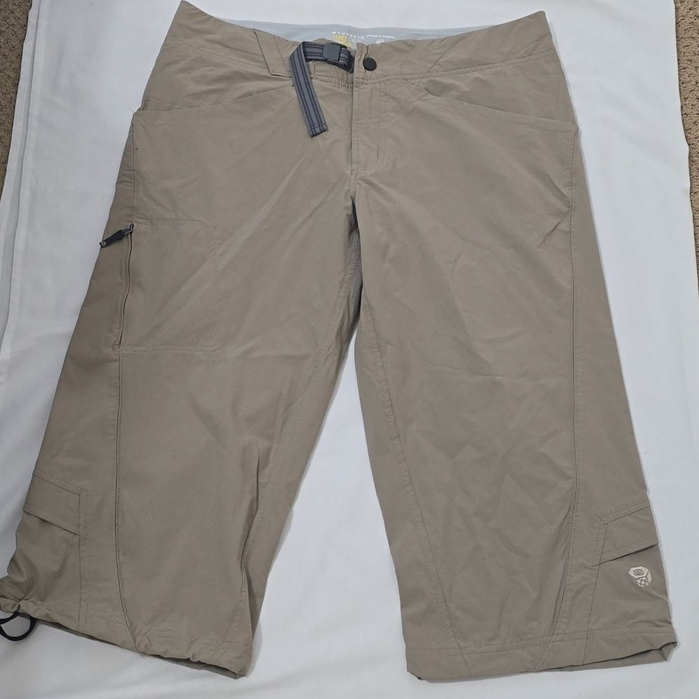 Mountain Hardwear Women's  Crop Khaki Hiking Pants Size 12